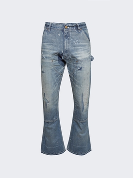Double Knee Trousers Blue