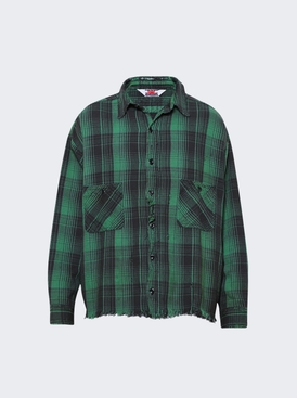 Front Button Checkered Shirt