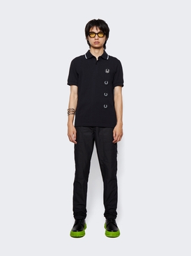 PATCHED POLO SHIRT BLACK secondary image