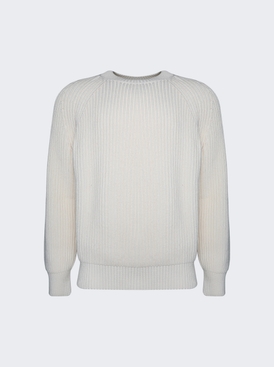 Michel Exaggerated Rib Crewneck Sweater