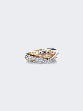 Diamond Rolling Orbit Ring 18k Gold