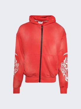 Serenity Reaper Destroyed Hoodie Red