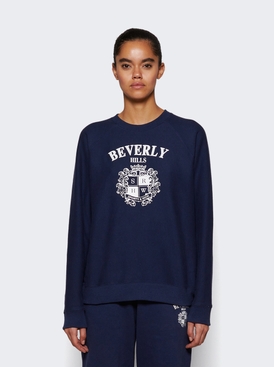 Bh Crest Soft Crewneck Dark Navy