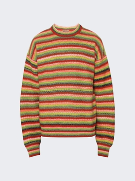 X The Elder Statesman Cashmere and Wool Sweater Multicolor