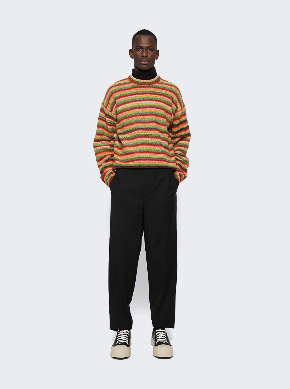 X The Elder Statesman Cashmere and Wool Sweater Multicolor X The Elder Statesman Cashmere and Wool Sweater Multicolor