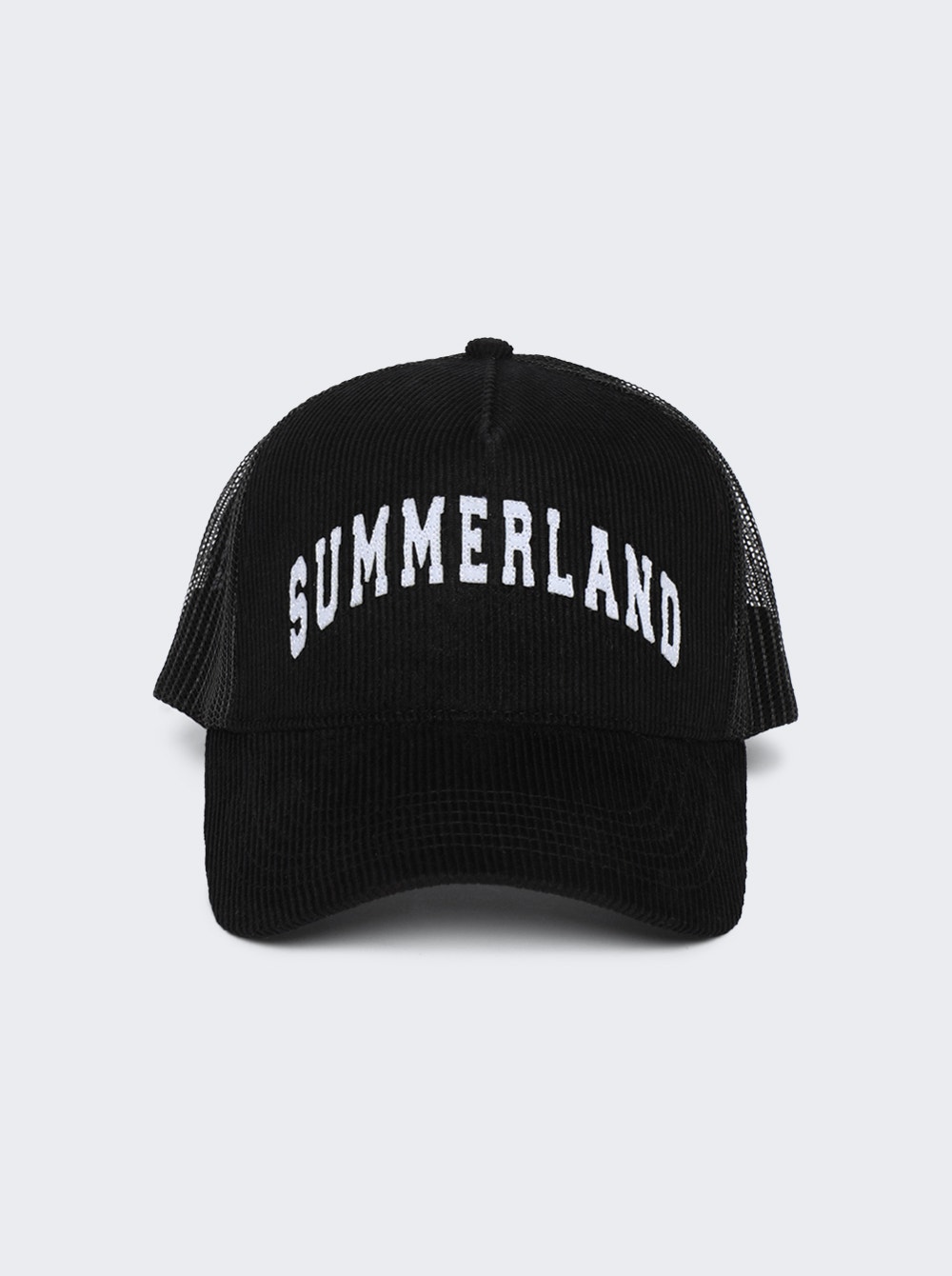 Summerland Corduroy Trucker Hat Black | The Webster Summerland Corduroy Trucker Hat Black | The Webster