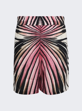 Ray Of Gold Print Lounge Short Pink
