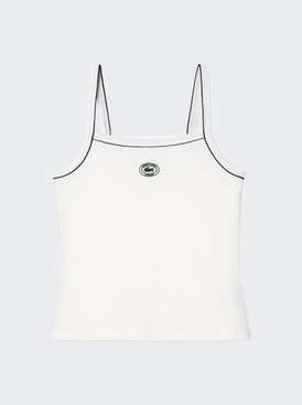 X Lacoste Pique Tank Top Farine And Marine