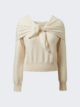 Malia Long Sleeve Knit Top Cream