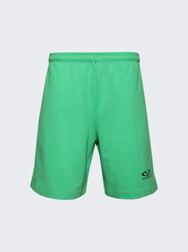 Oval Logo Shorts Neon Green