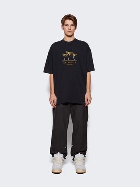 Embroidered Afterlife T-Shirt Black