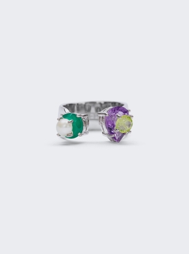 The Freshwater Pearl, Green Onyx & Amethyst