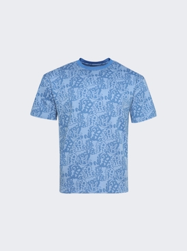 Allover Monogram Tee Blue