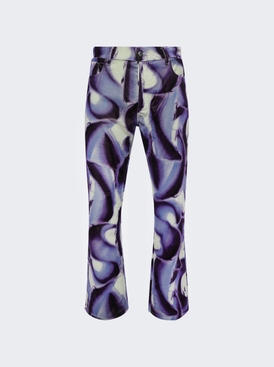 Denim Pants Purple