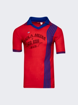 Vintage Scuola Short Sleeve Jersey Red