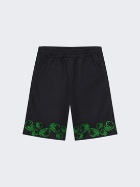 Heart Embroidered Shorts