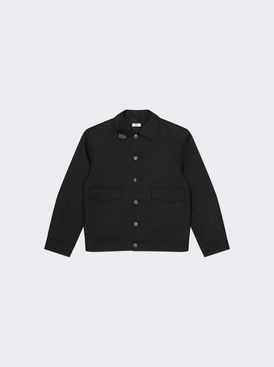 Structured Wool Jacket With Removable Retro Logo Pin