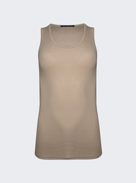 Ribbed Tank Khaki