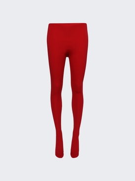 Opaque Heavyweight Tights Red
