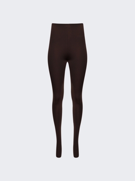 Opaque Tights Dark Brown