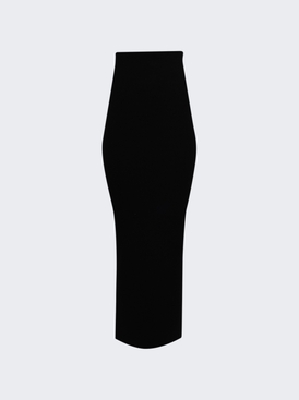 Knitted Maxi Skirt Black