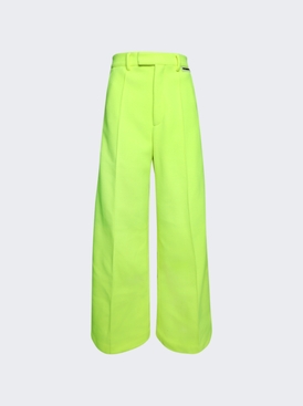 Fleece Tailored Pants Flurorescent Yellow