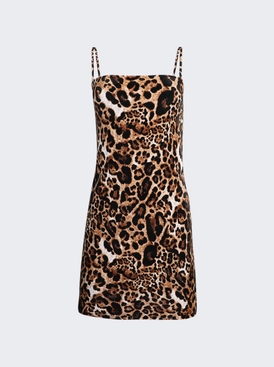 Mini Slip Dress Leopard