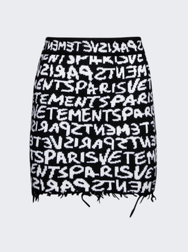 Graffiti Monogram Mini Skirt