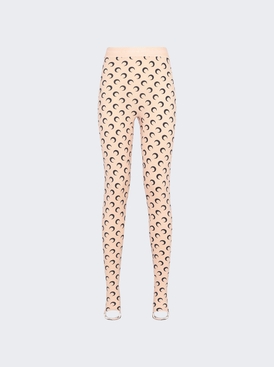 All Over Moon Leggings Nude