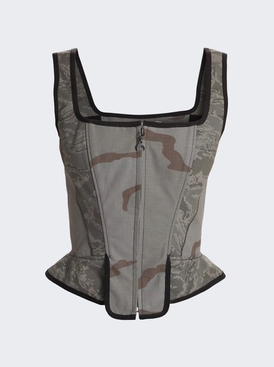 Regenerated Corset Dark Grey