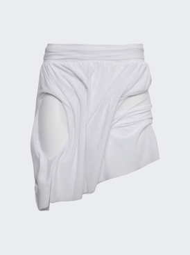 Wetlook Mini Skirt White